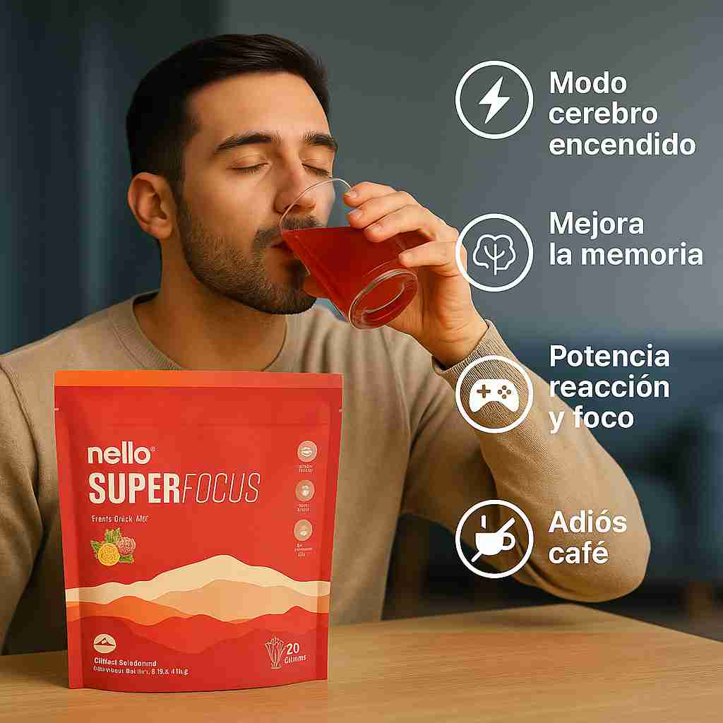 Nello® – Bebida Super focus - Actívate sin cafeína