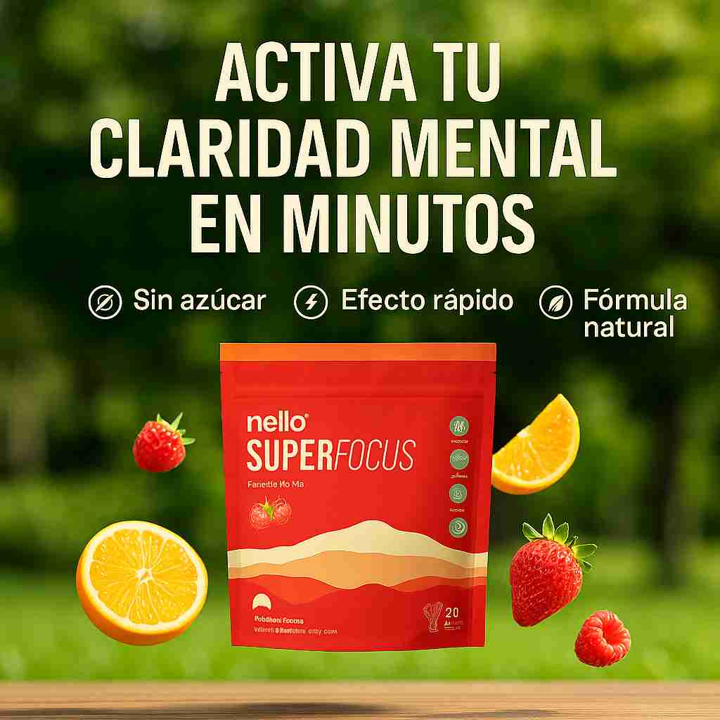Nello® – Bebida Super focus - Actívate sin cafeína