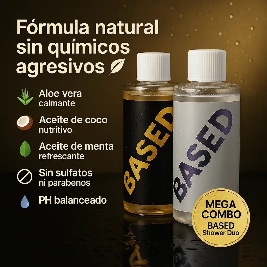BASED® Duo Shampoo + Acondicionador – Hidratación sin químicos