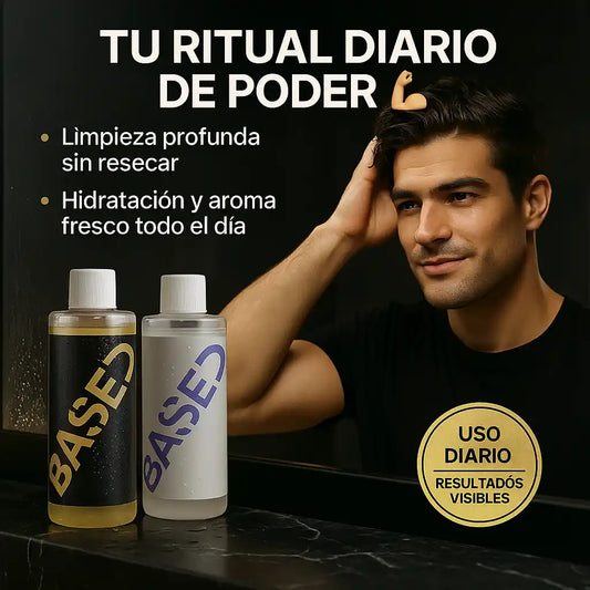 BASED® Duo Shampoo + Acondicionador – Hidratación sin químicos