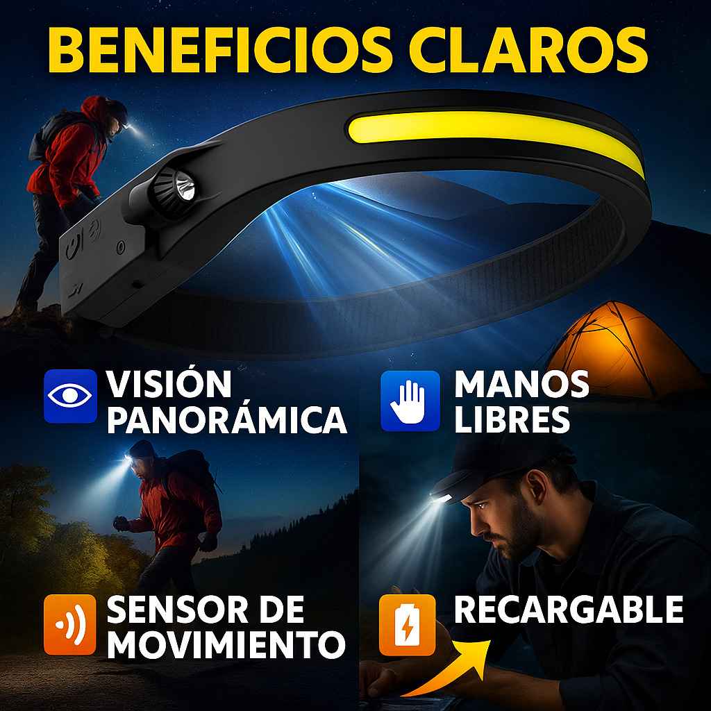 BrightMate™ Linterna Minera Sensor Banda de luz SKU