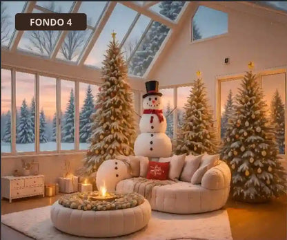 Fondos Decorativos Navideños para Pared