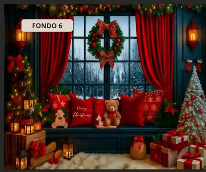 Fondos Decorativos Navideños para Pared