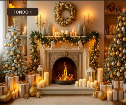 Fondos Decorativos Navideños para Pared