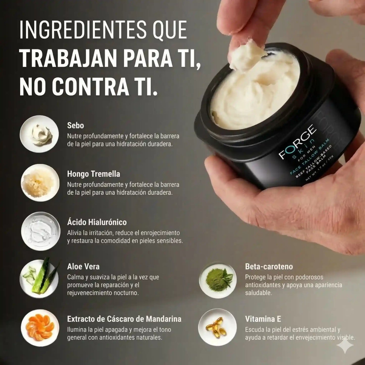 FORGE SKINⓇ - Bálsamo Restaurador para Hombres